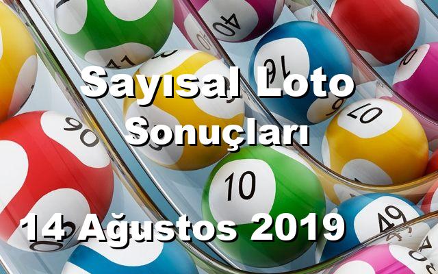 Sayısal Loto detay bilgiler 14/08/2019